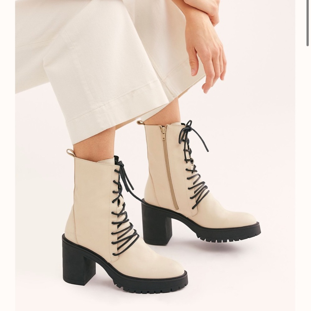 Free People Dylan Lace-Up Boots 7.5